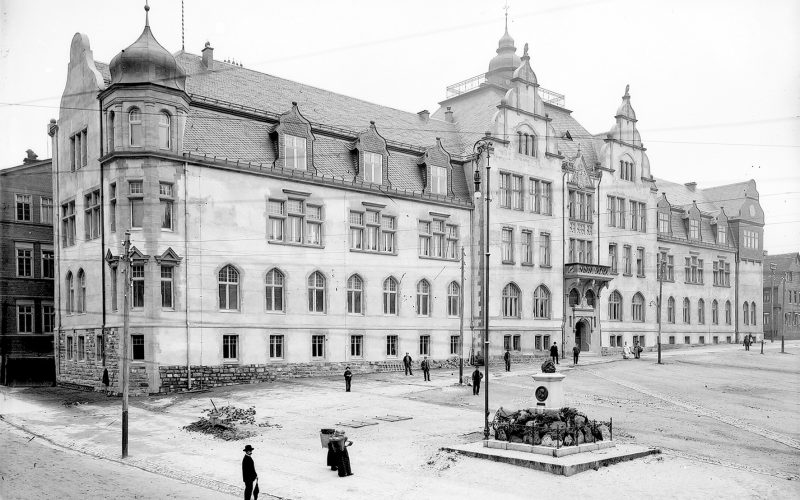 Main building of TU Clausthal in the year 1907 (Photo: Archive TUC)